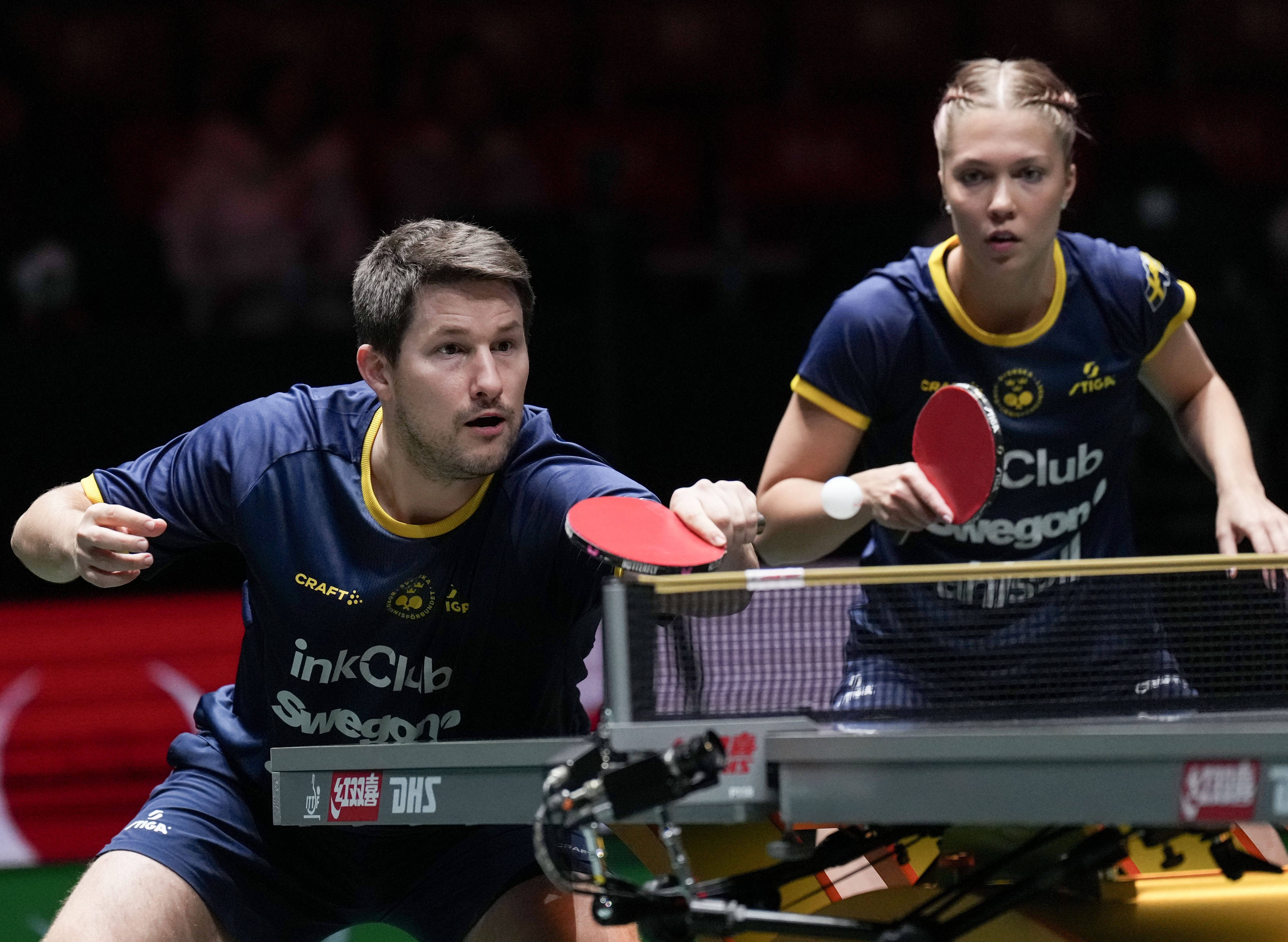 （体育）乒乓球——混合团体世界杯：中国胜瑞典